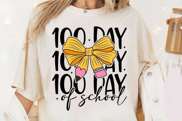 100 Day of School PNG, Teacher Shirt