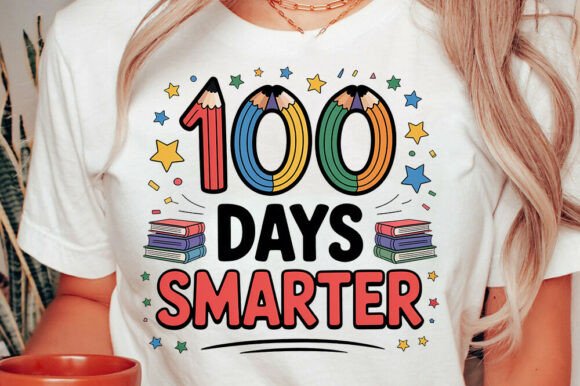 100 Days of School Graphic Design