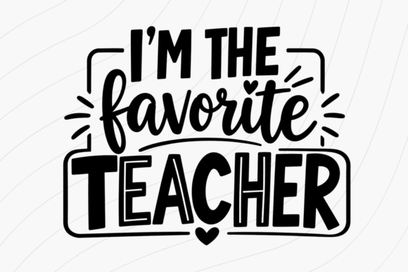 Favorite Teacher PNG Design: Graphics for T-Shirt Designs