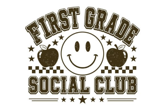 First Grade Social Club SVG Graphics