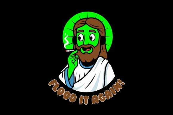 Funny Saying Flood It Again Svg and Png