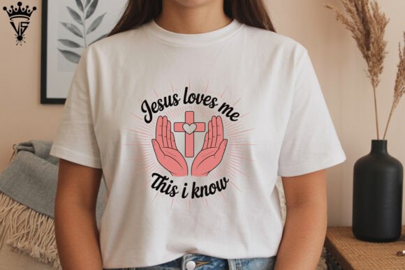 Jesus Loves Me Christian SVG Tee