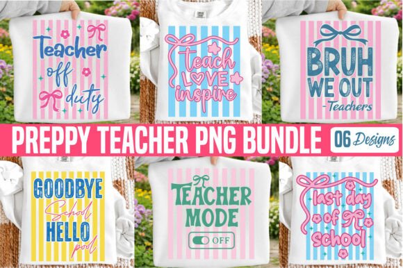 Preppy Teacher PNG Bundle Review