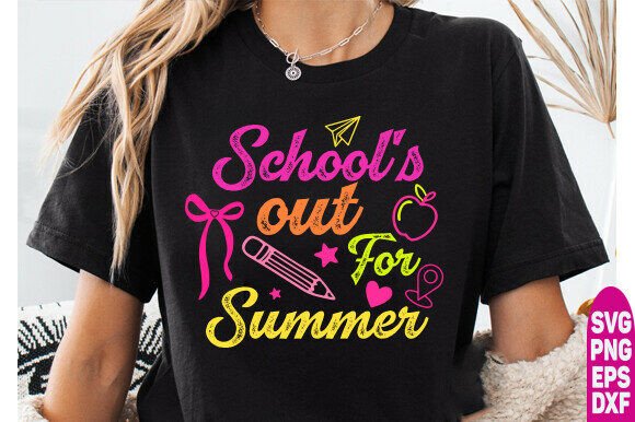 School s Out For Summer Teacher PNG, Graphics