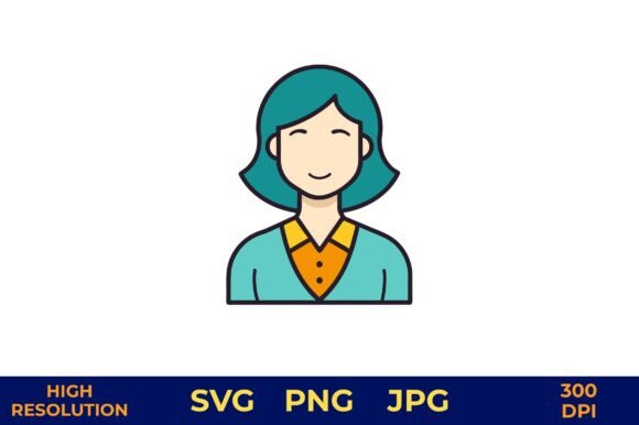 Vector Teacher Illustration with Smile